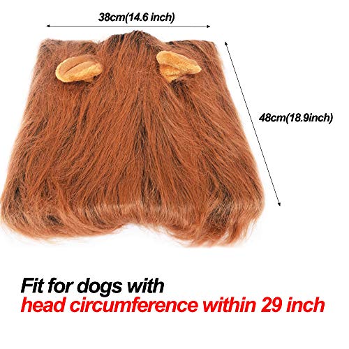 Majestic Paws Fancy Dress Dog Lion's Mane Collar