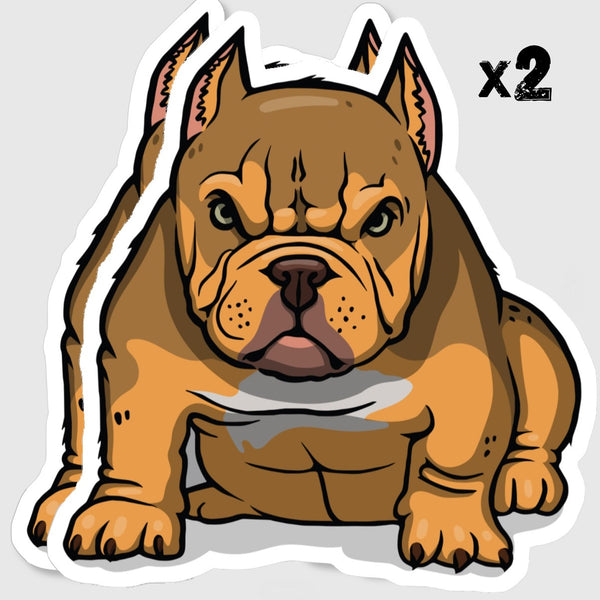 Maddy the Furious Dog Vinyl Sticker - Unleash the Fury!