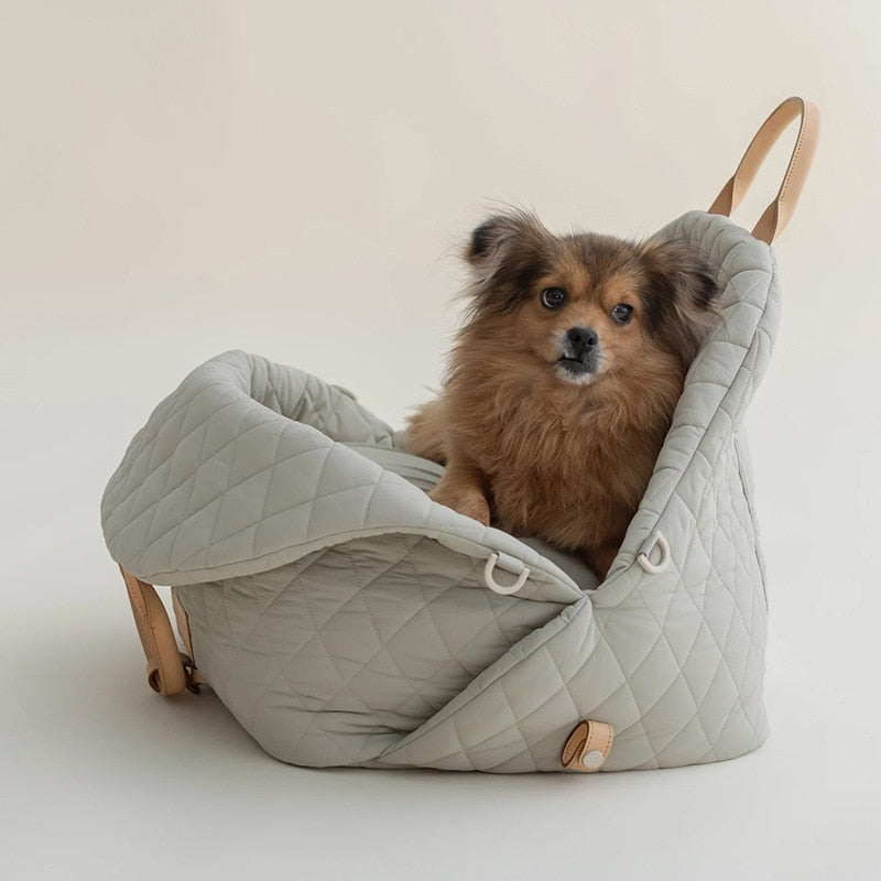 PADDED DOG SEAT AND CARRIER