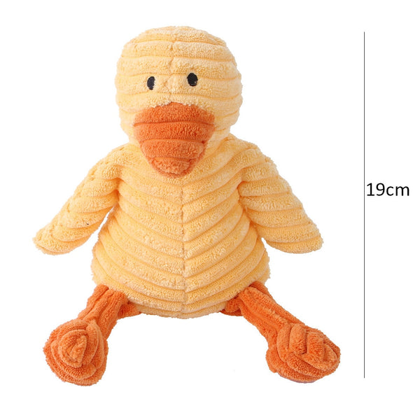 Corduroy Cuddle Critters: Squeaky Playtime Pals for Pooches