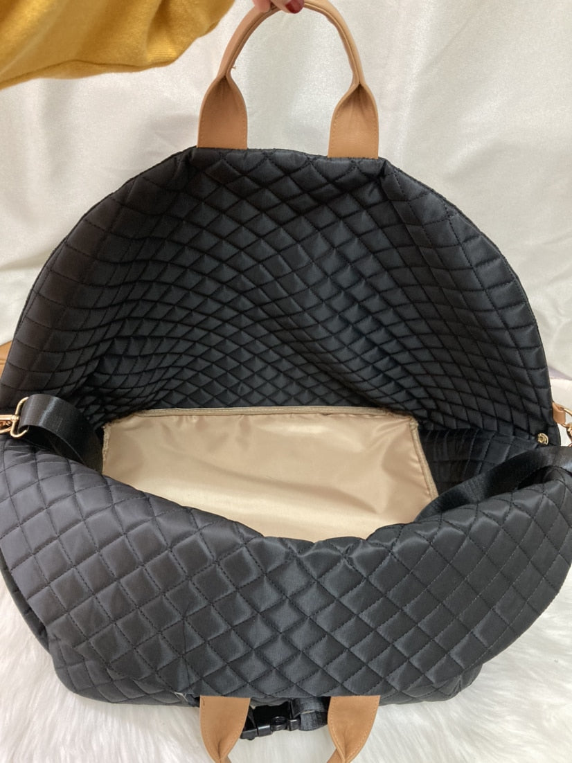 PADDED DOG SEAT AND CARRIER