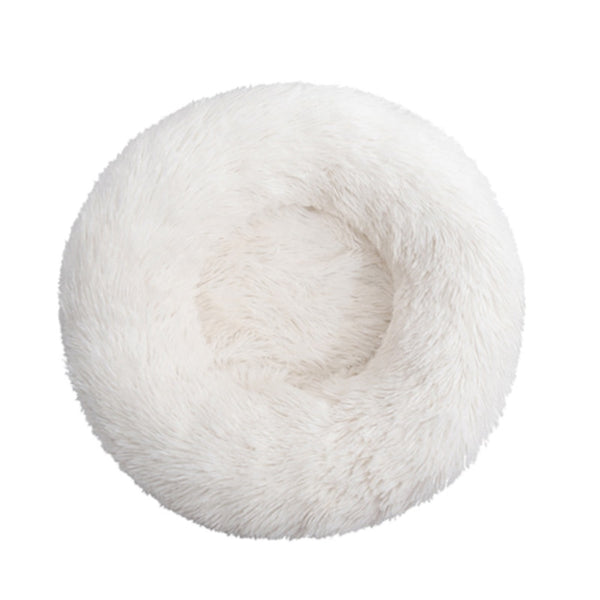 Super Soft Fluffy Donut Round Dog Bed