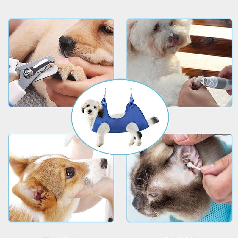 DOG GROOMING HAMMOCK FOR NAIL CLIPPING