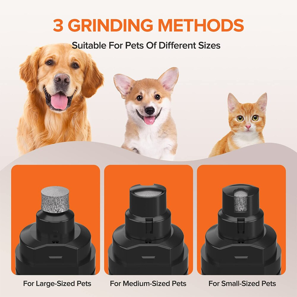 ProPaws Dog Nail Grinder – Ultra-Quiet, High-Powered, Rechargeable Pet Claw Grooming Tool