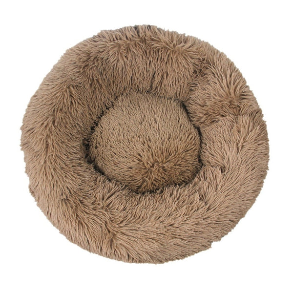 Super Soft Fluffy Donut Round Dog Bed