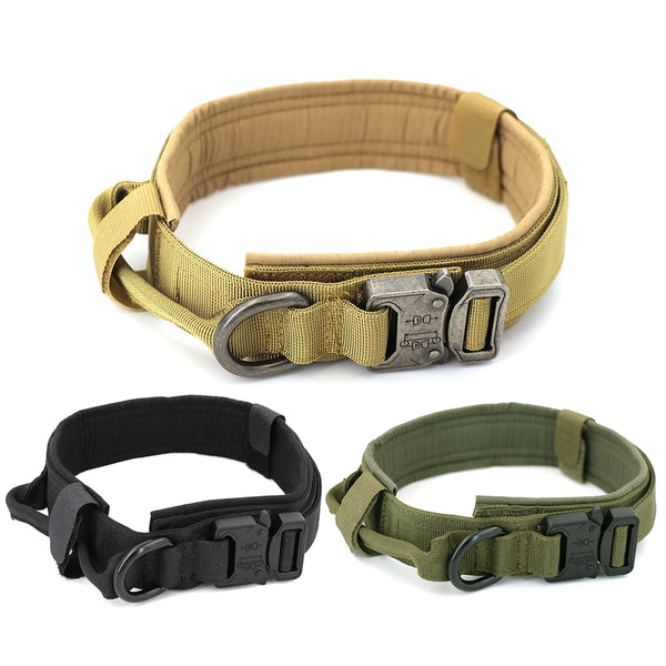 Adjustable Training Collar - Khaki, Black or Camo