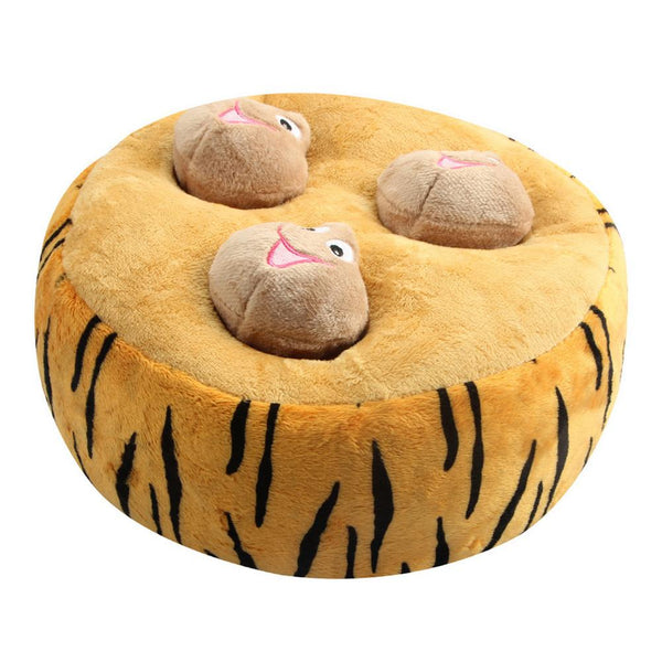 Squeaky Bee Plush Interactive Hide And Seek Dog Toy